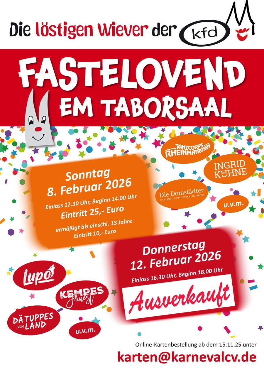 Karneval im Taborsaal